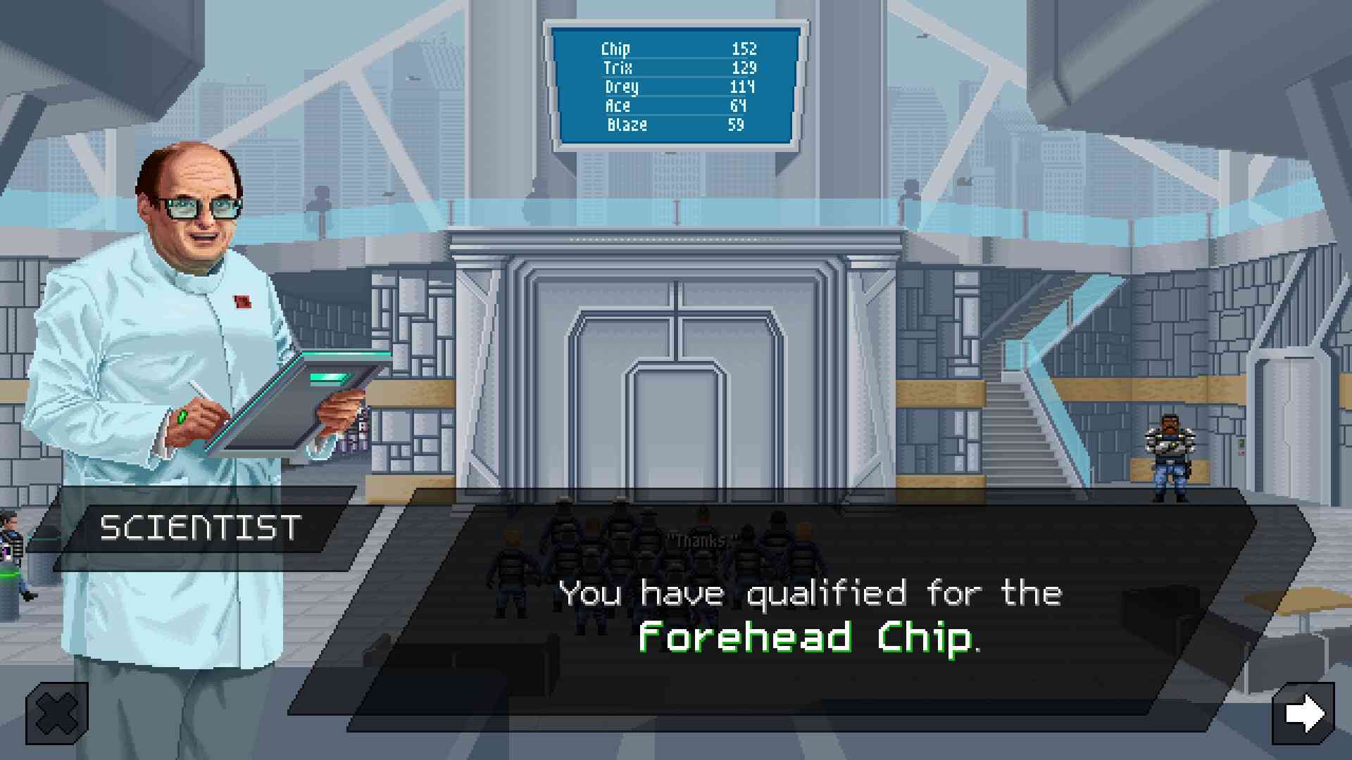 Forehead Chip screenshot