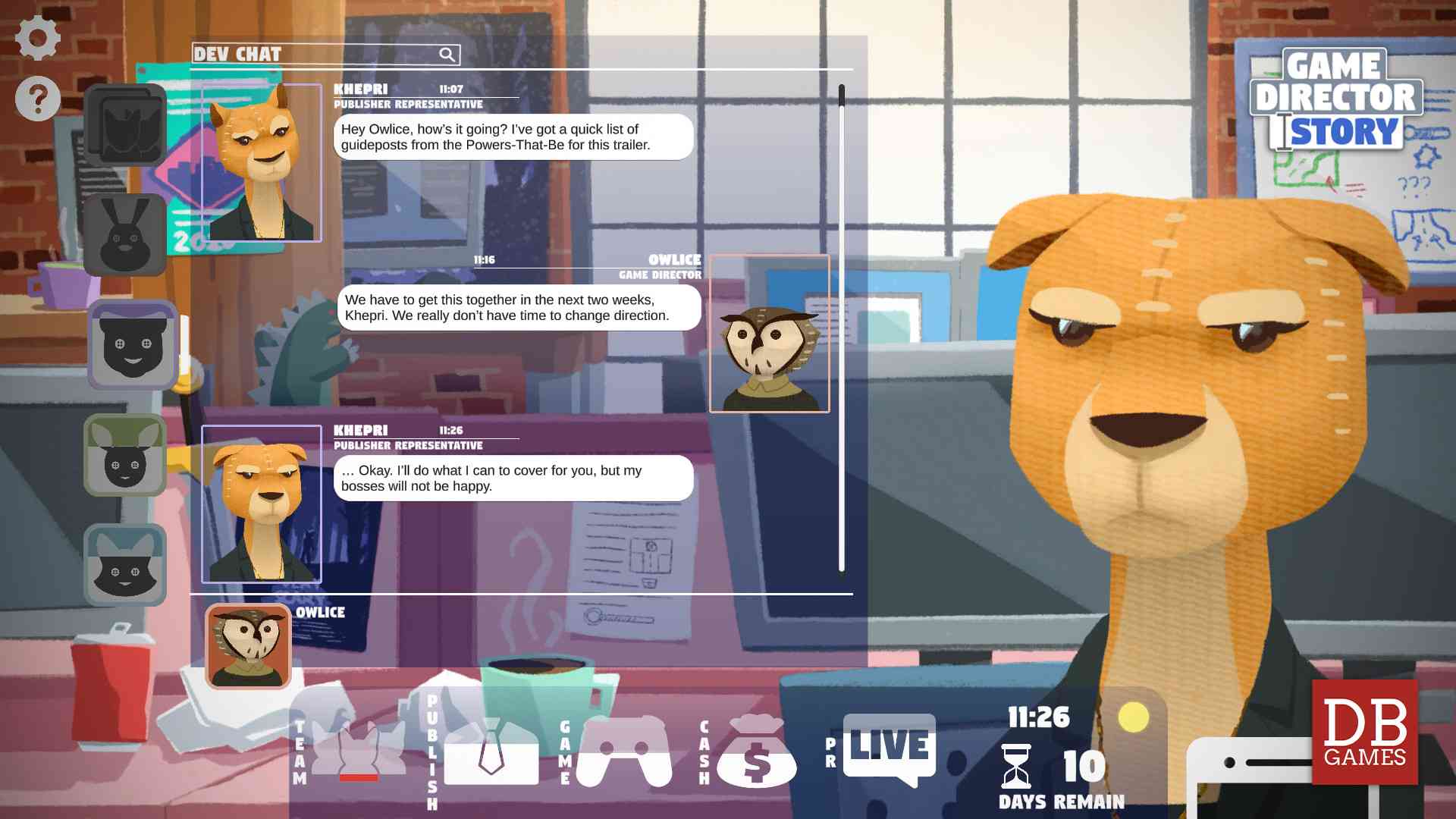 Game Director Story screenshot