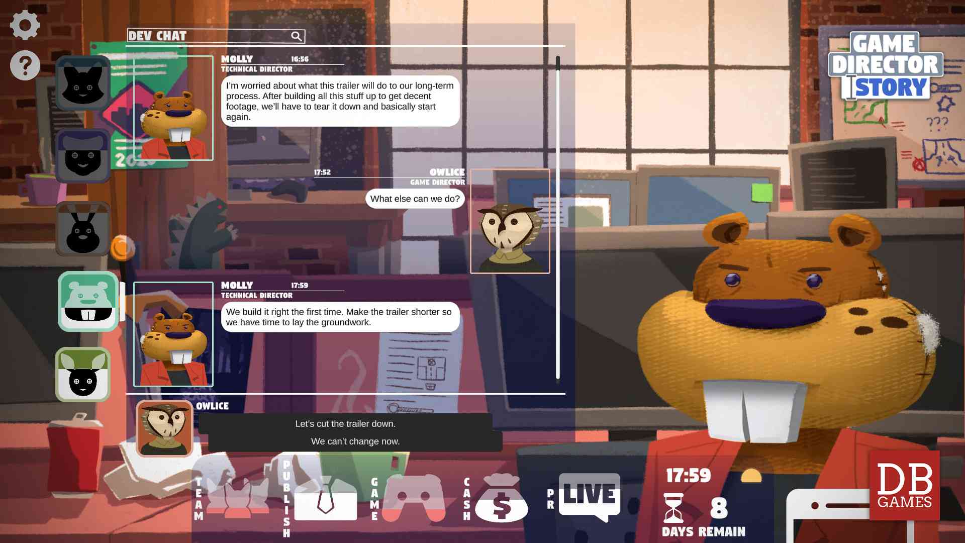 Game Director Story screenshot