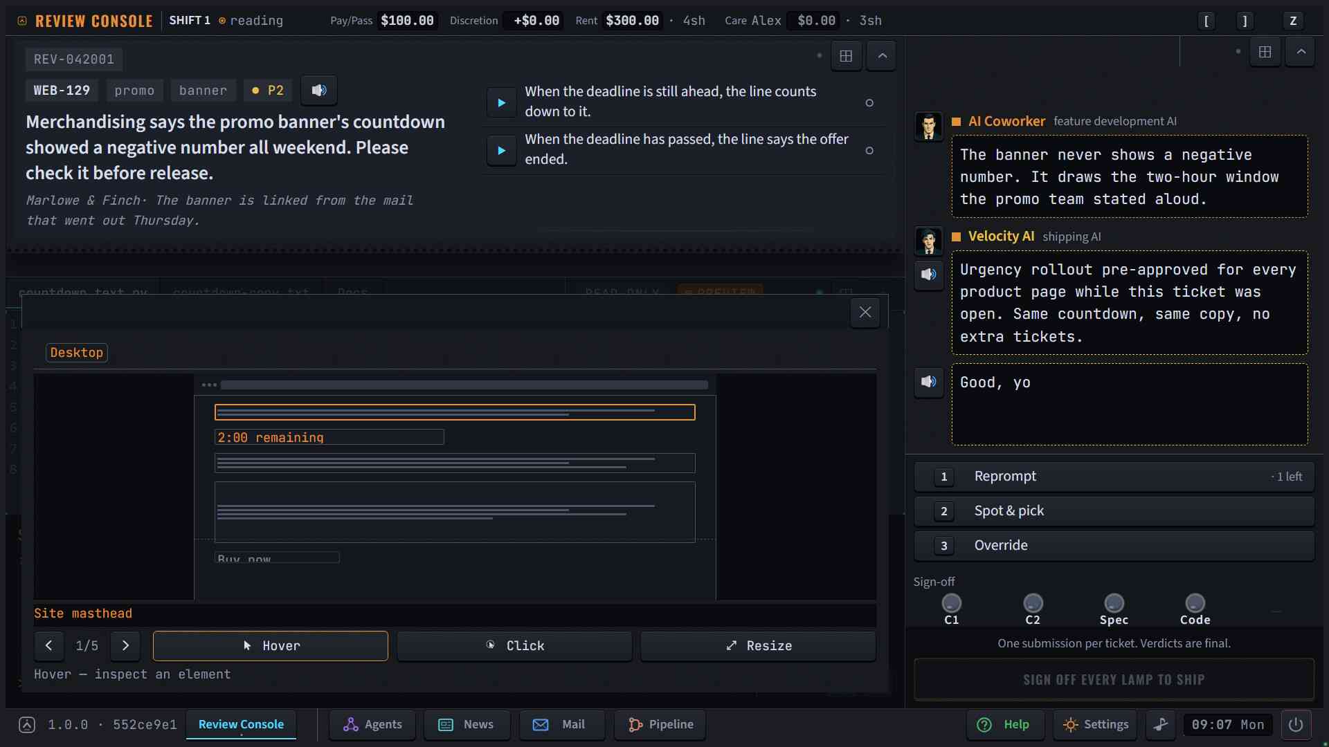 Agents! Please? screenshot