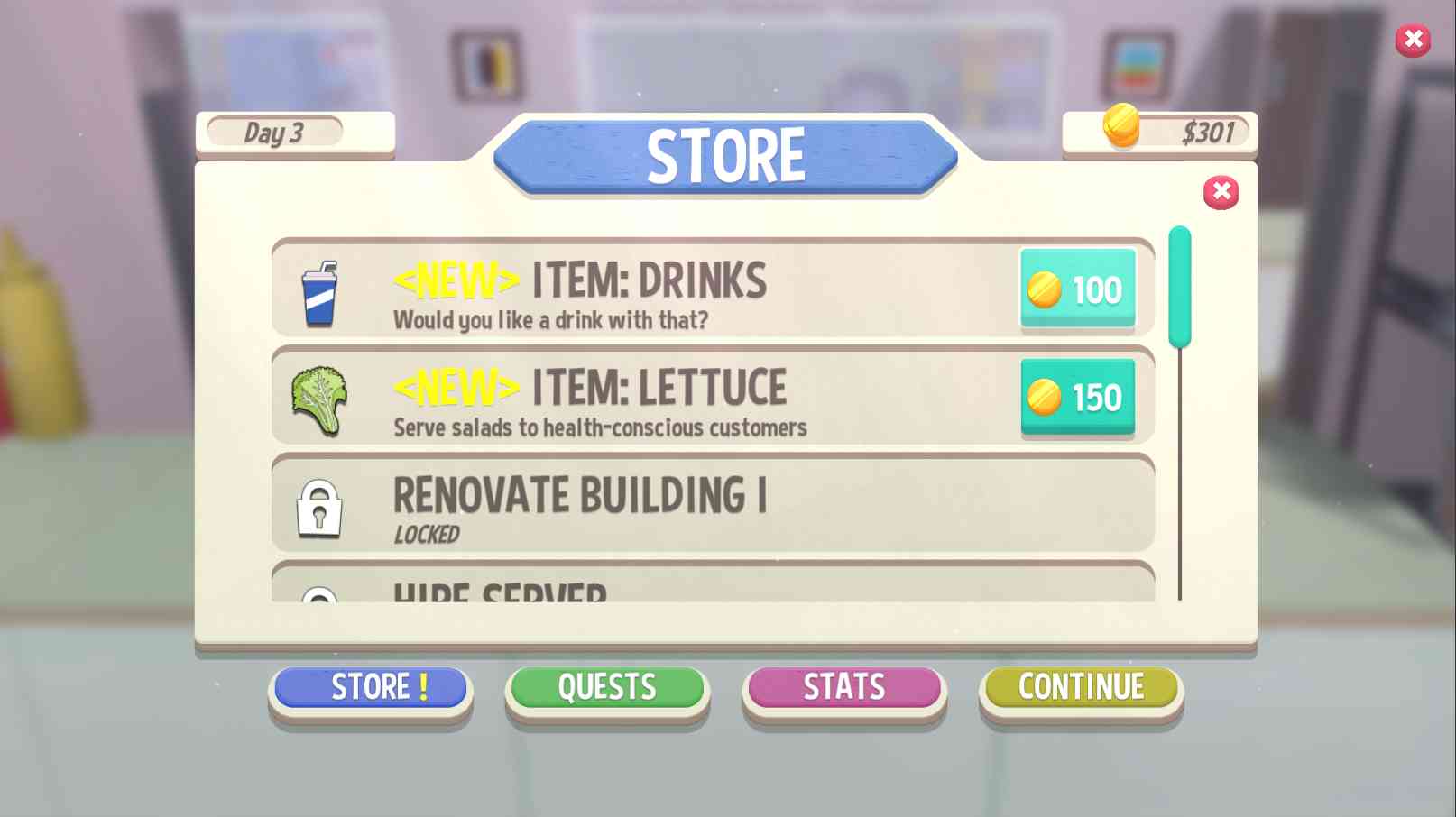 Diner Bros screenshot