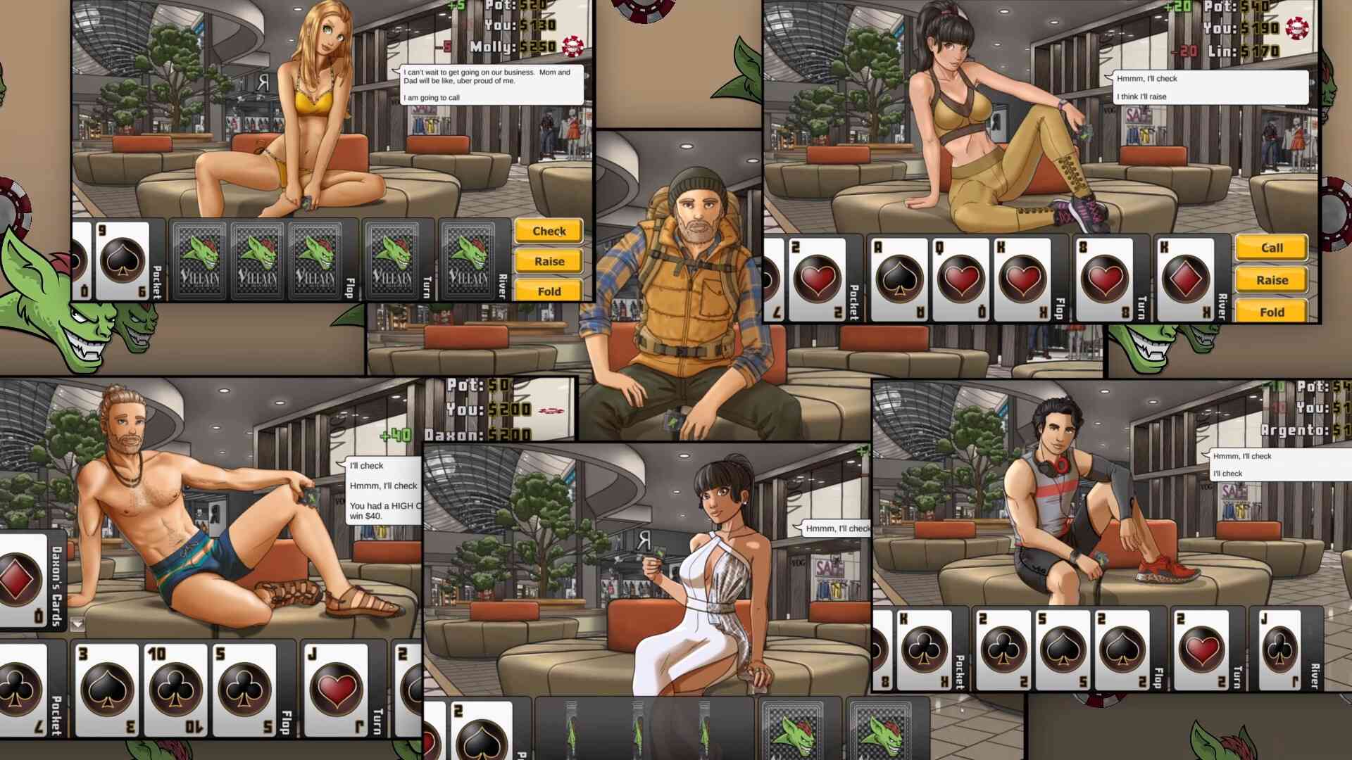 Fashion Holiday: A Game of Texas Hold 'Em screenshot