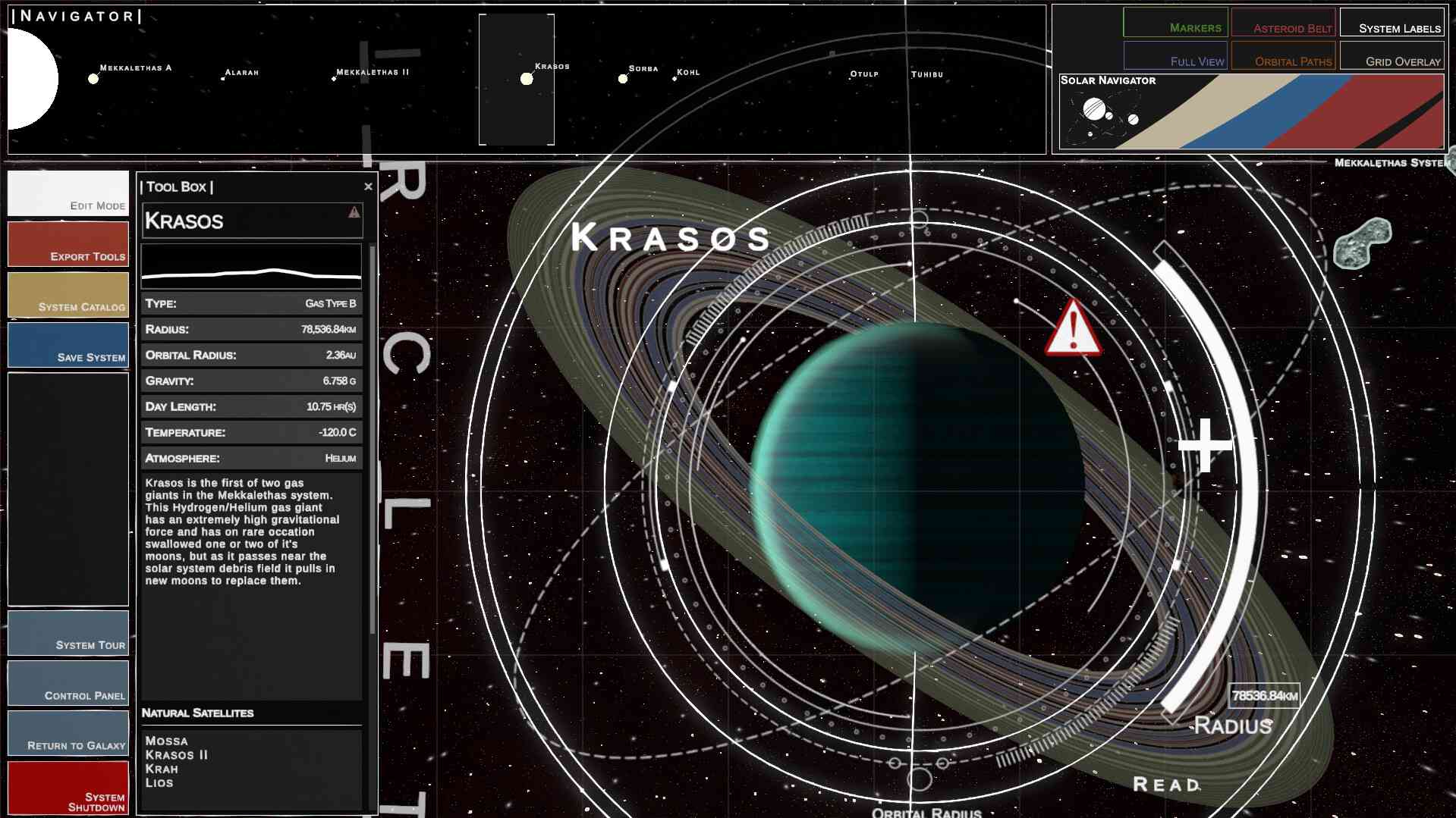 Stellar Navigator screenshot