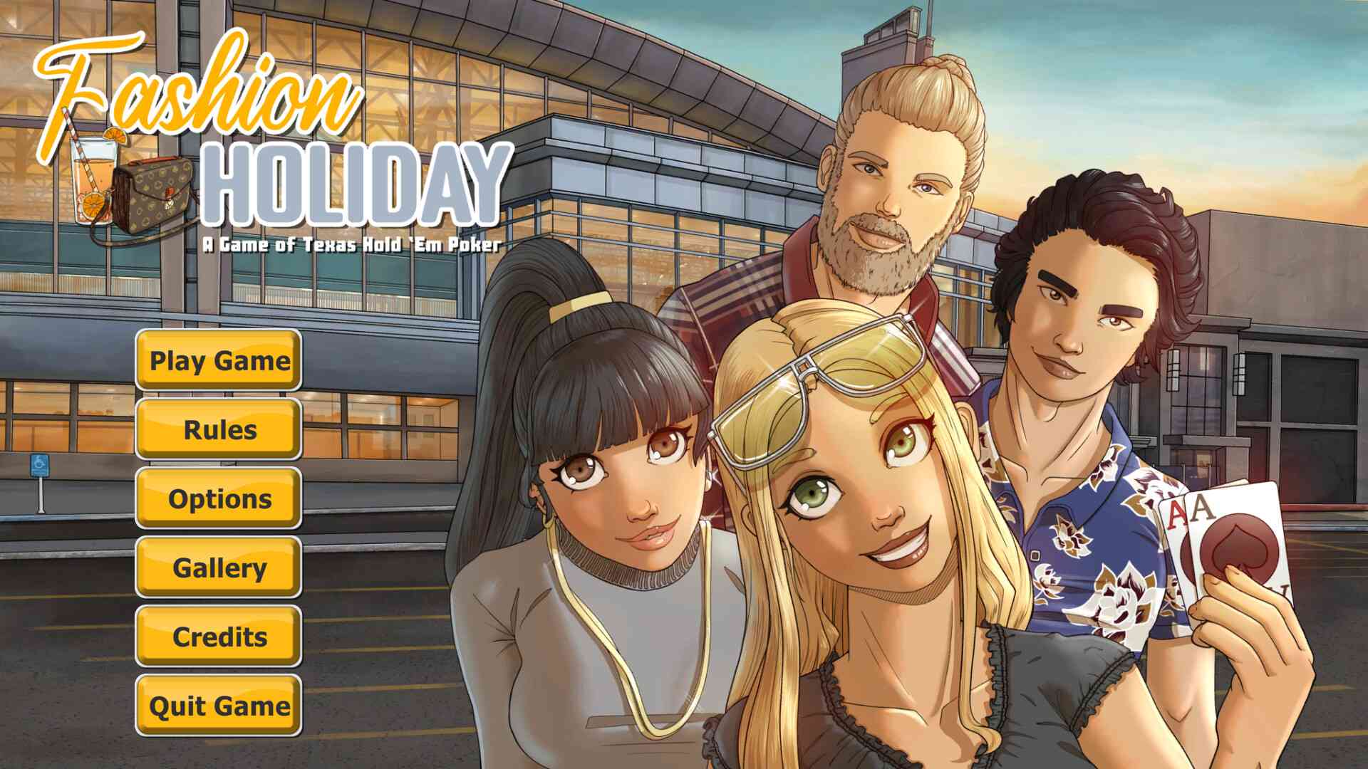 Fashion Holiday: A Game of Texas Hold 'Em screenshot