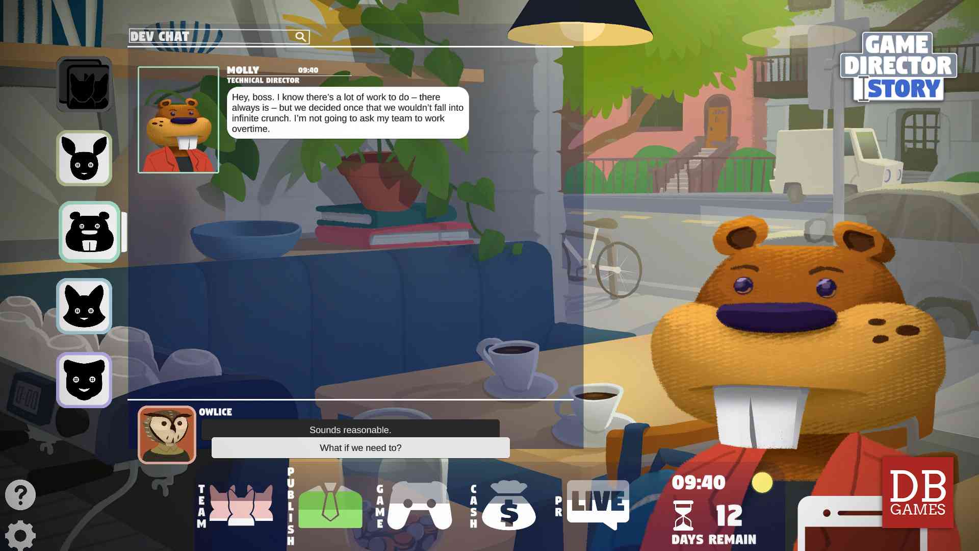 Game Director Story screenshot