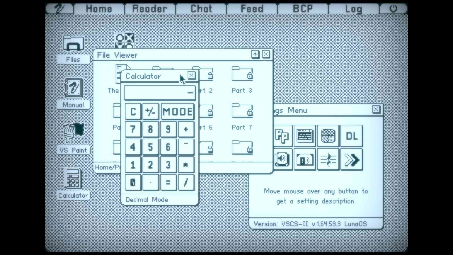 VSCS-II screenshot
